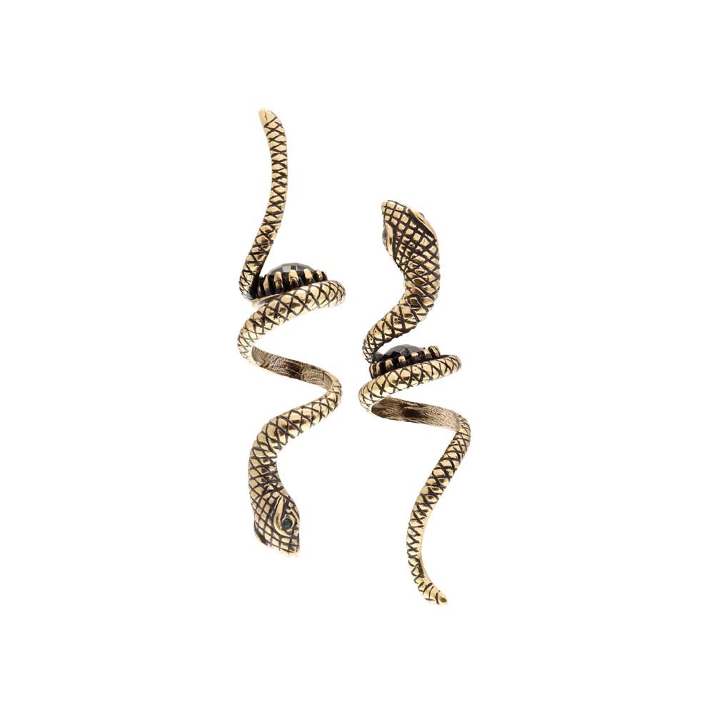 Серьги  ALCOZER & J   с изумрудом