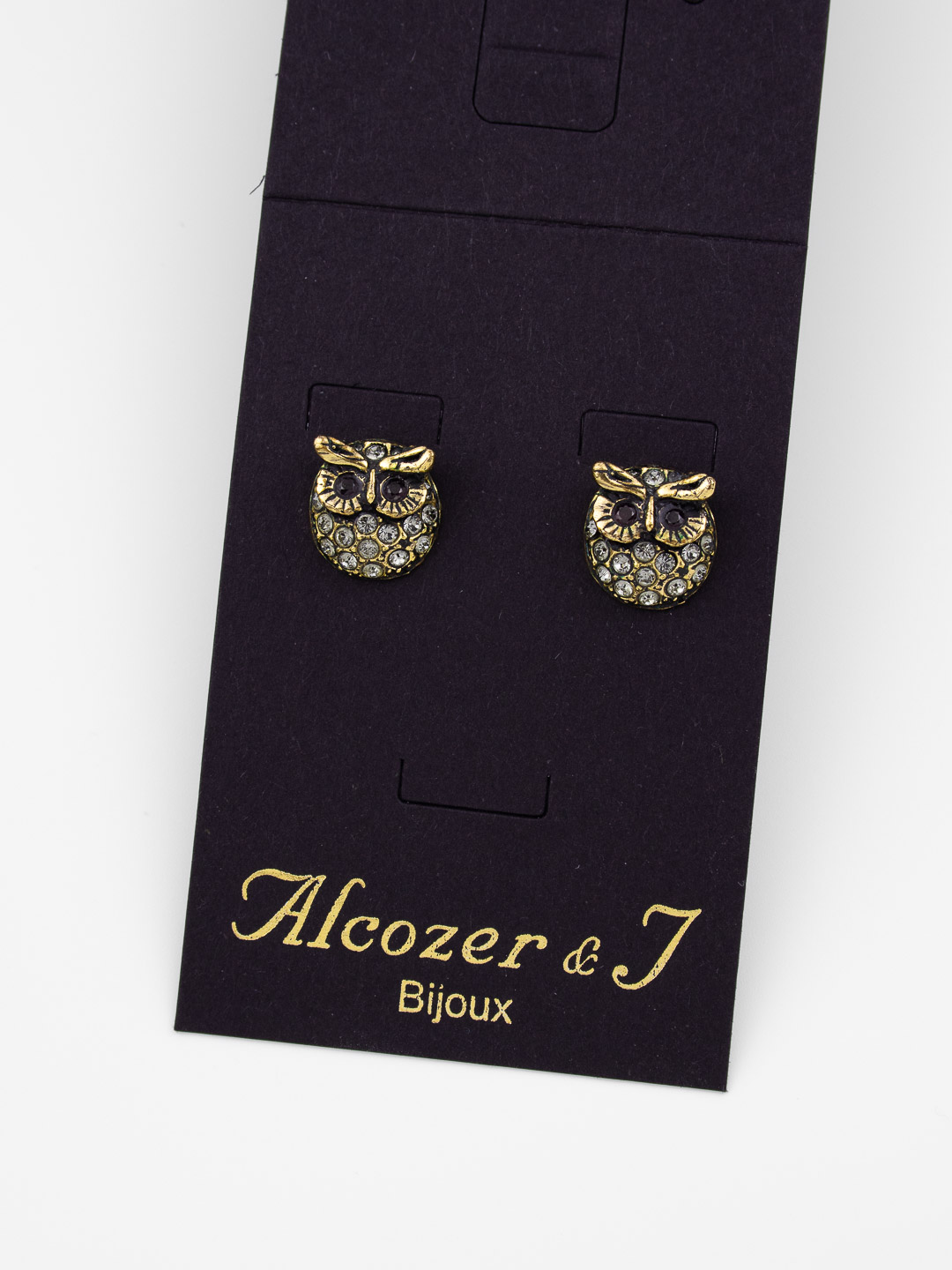 Серьги   ALCOZER & J OP3860C с сапфирами и Swarovski