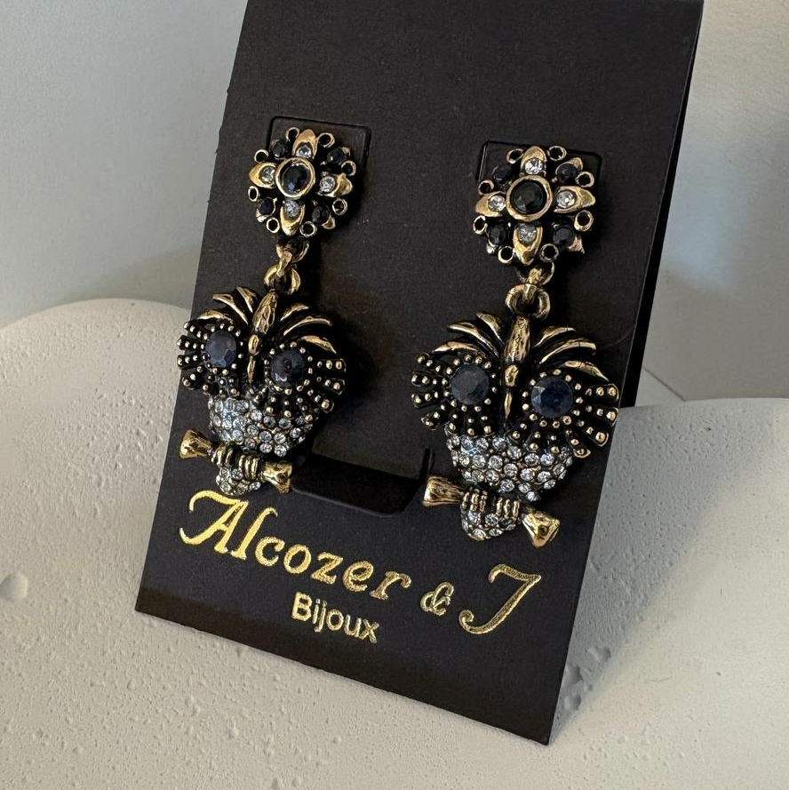 Серьги с сапфирами и Swarovski ALCOZER & J OP3850C