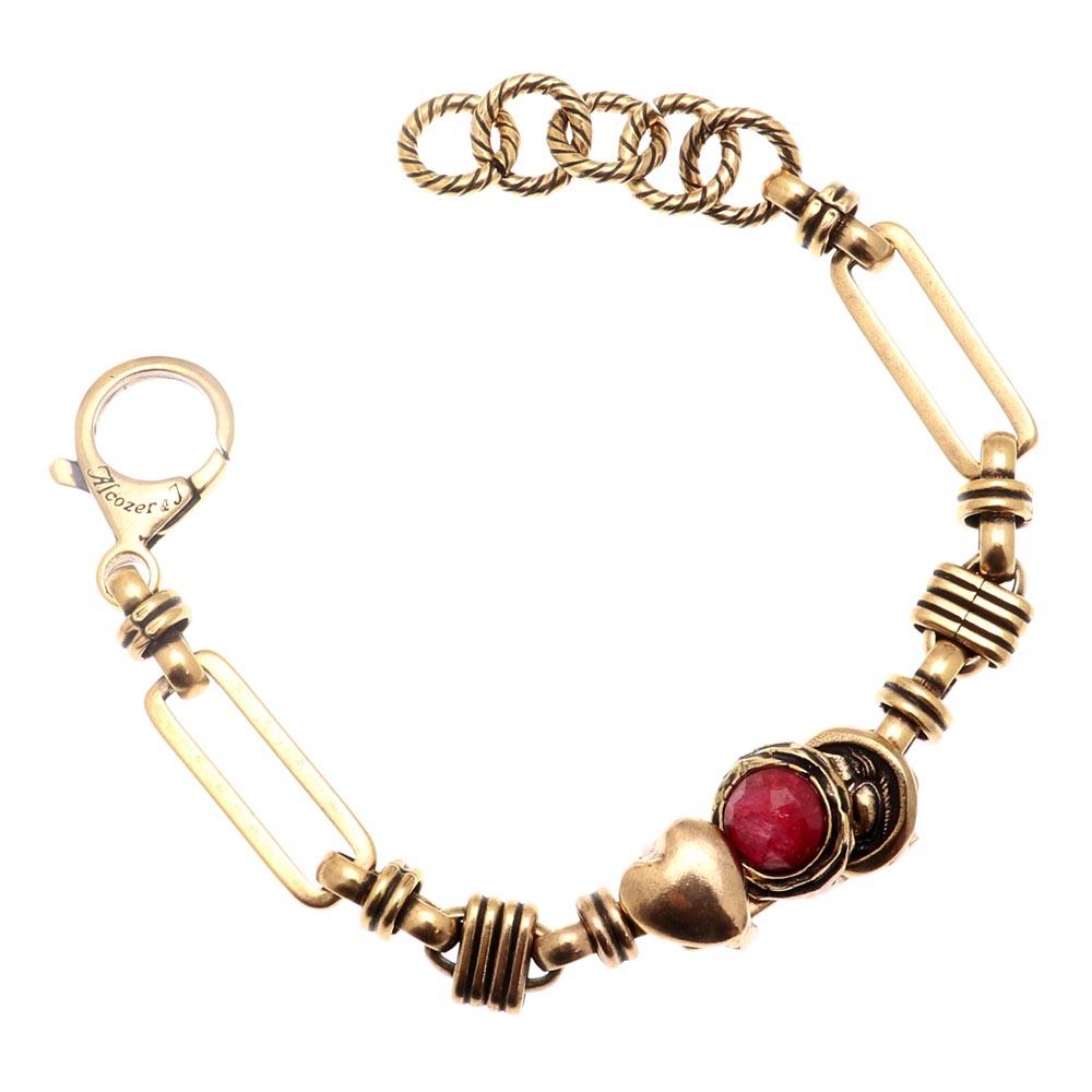 Браслет ALCOZER & J   с рубином