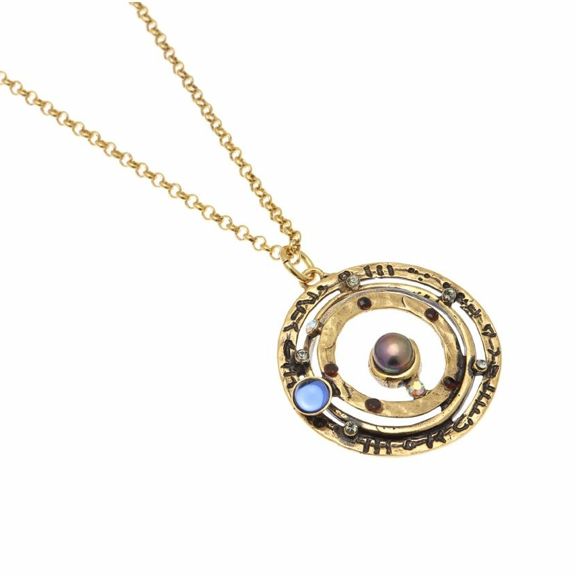 Колье  ALCOZER & J  с жемчугом   c гранатом, жемчугом и Swarovski