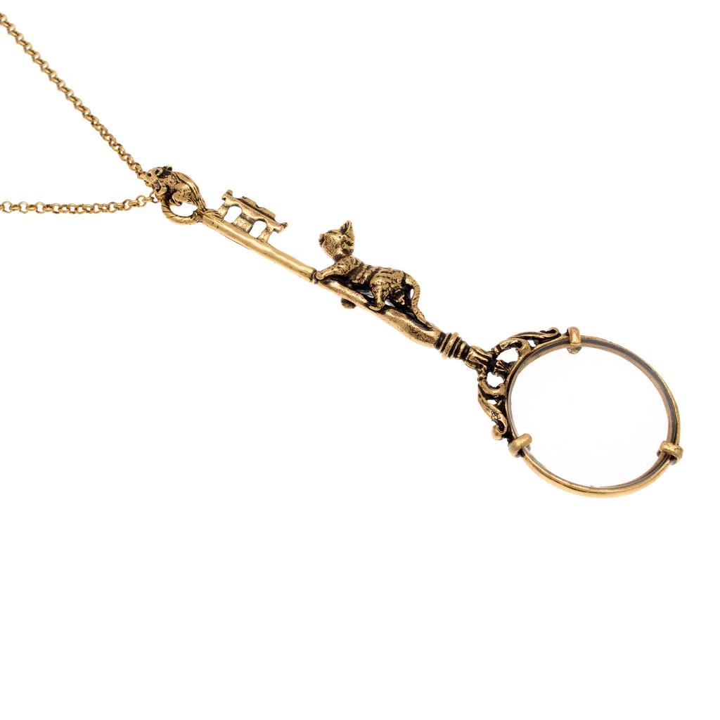 Колье  ALCOZER & J   с увеличительным стеклом