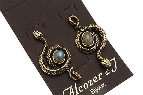 Серьги ALCOZER & J   с лабрадором