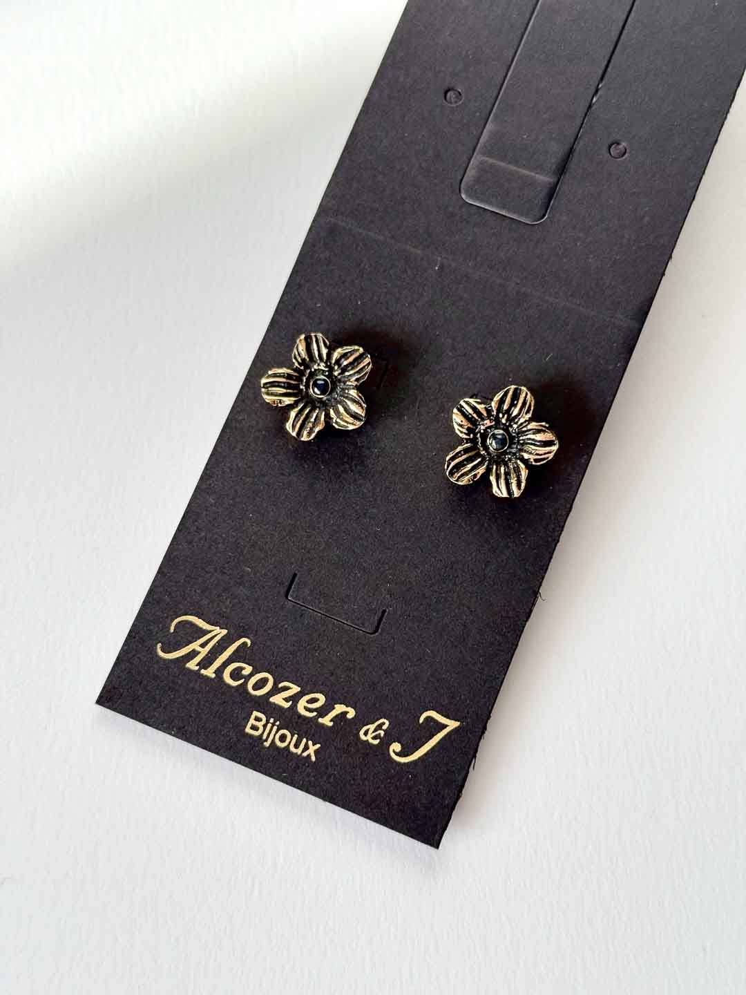 Серьги ALCOZER & J  с сапфиром