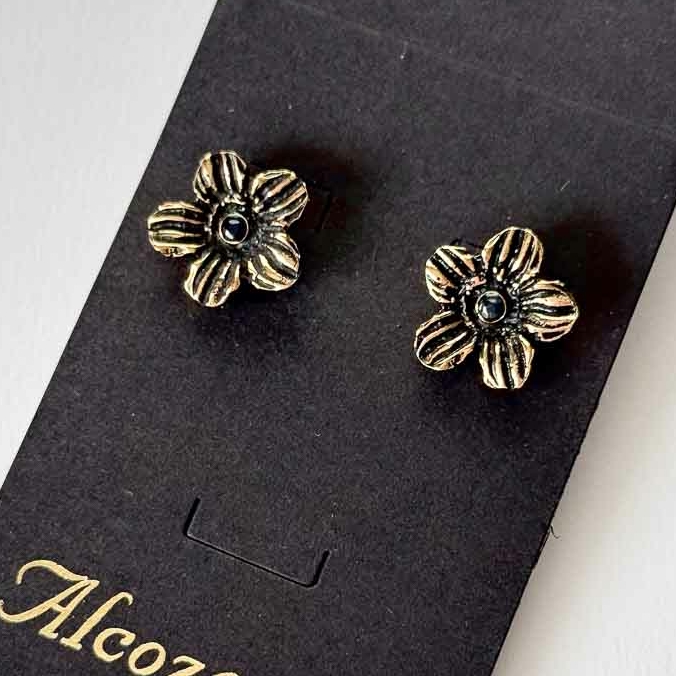 Серьги ALCOZER & J  с сапфиром