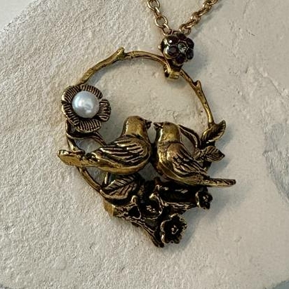 Колье  Alcozer & J C4679C с жемчугом и Swarovski