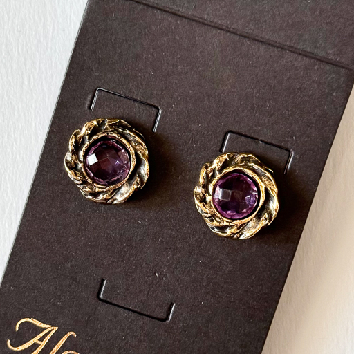 Серьги ALCOZER & J   с аметистом