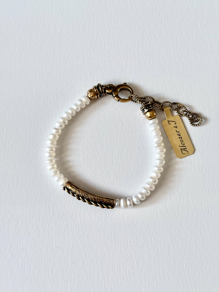Браслет  ALCOZER & J   с жемчугом