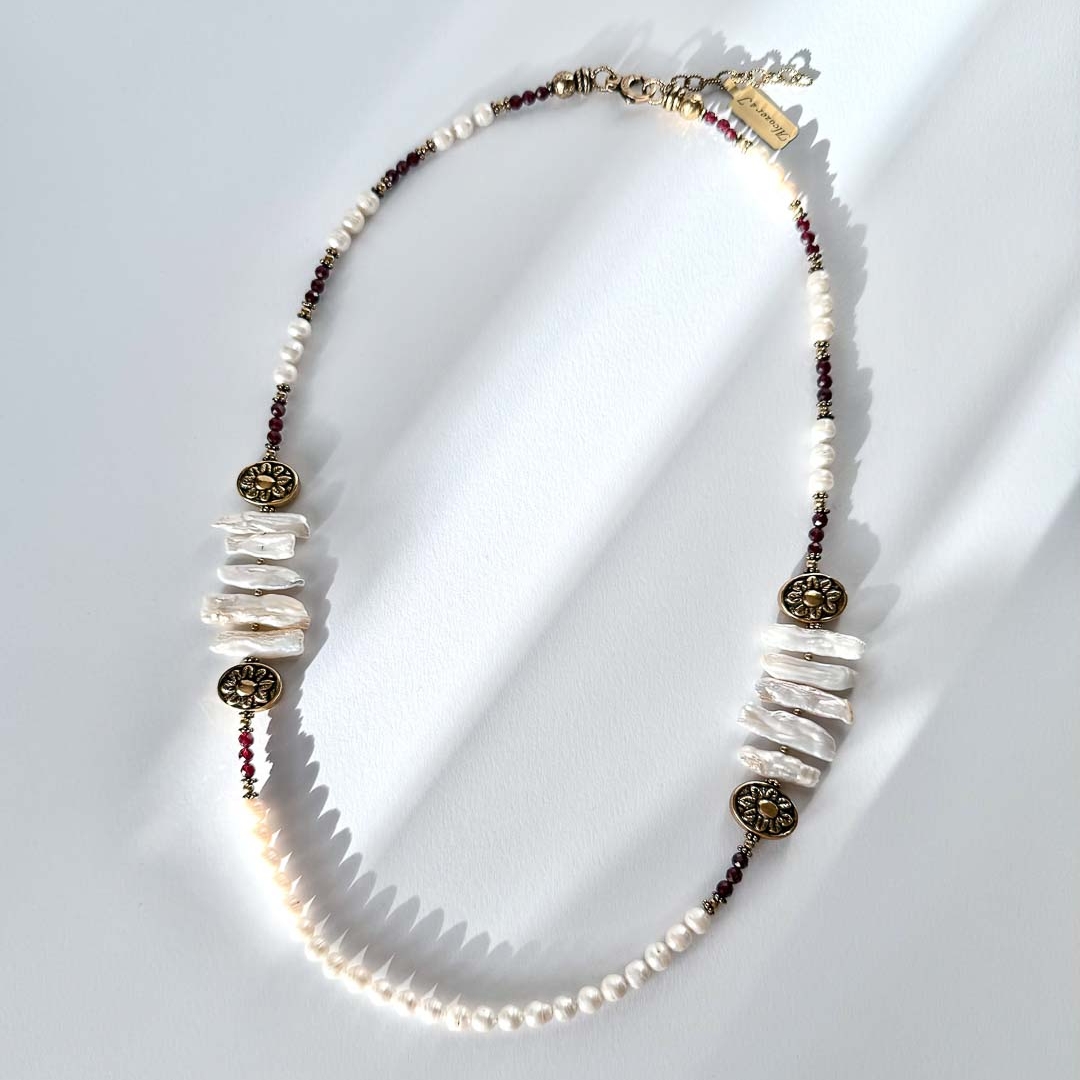 Колье Alcozer & J  с жемчугом