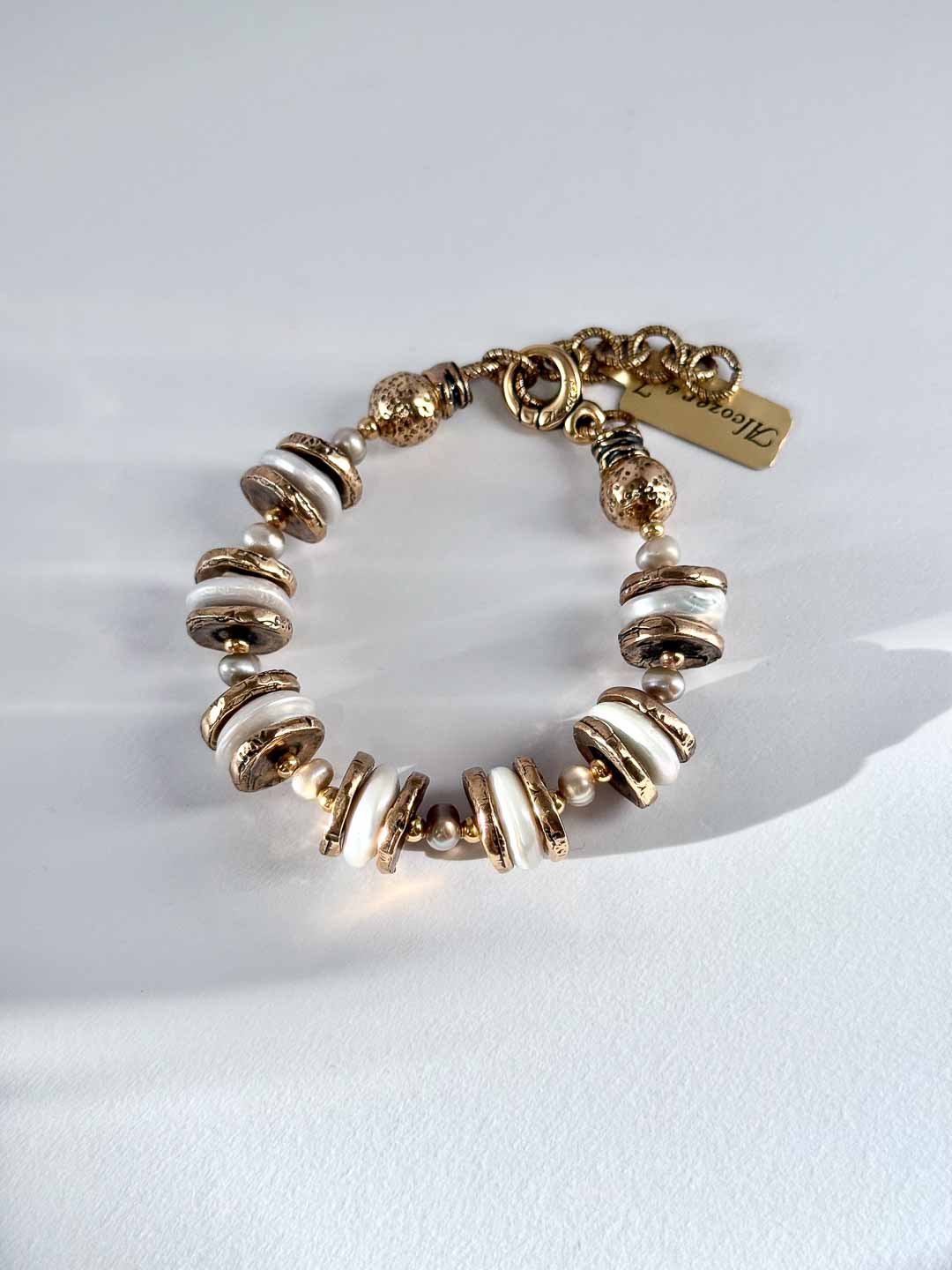 Браслет Alcozer & J  с  жемчугом