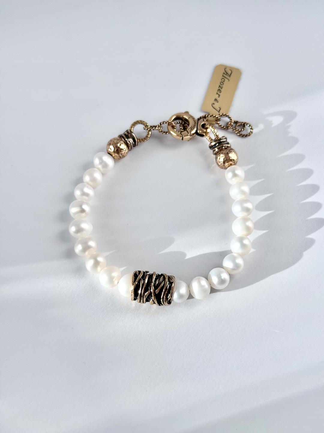 Браслет Alcozer & J с  жемчугом