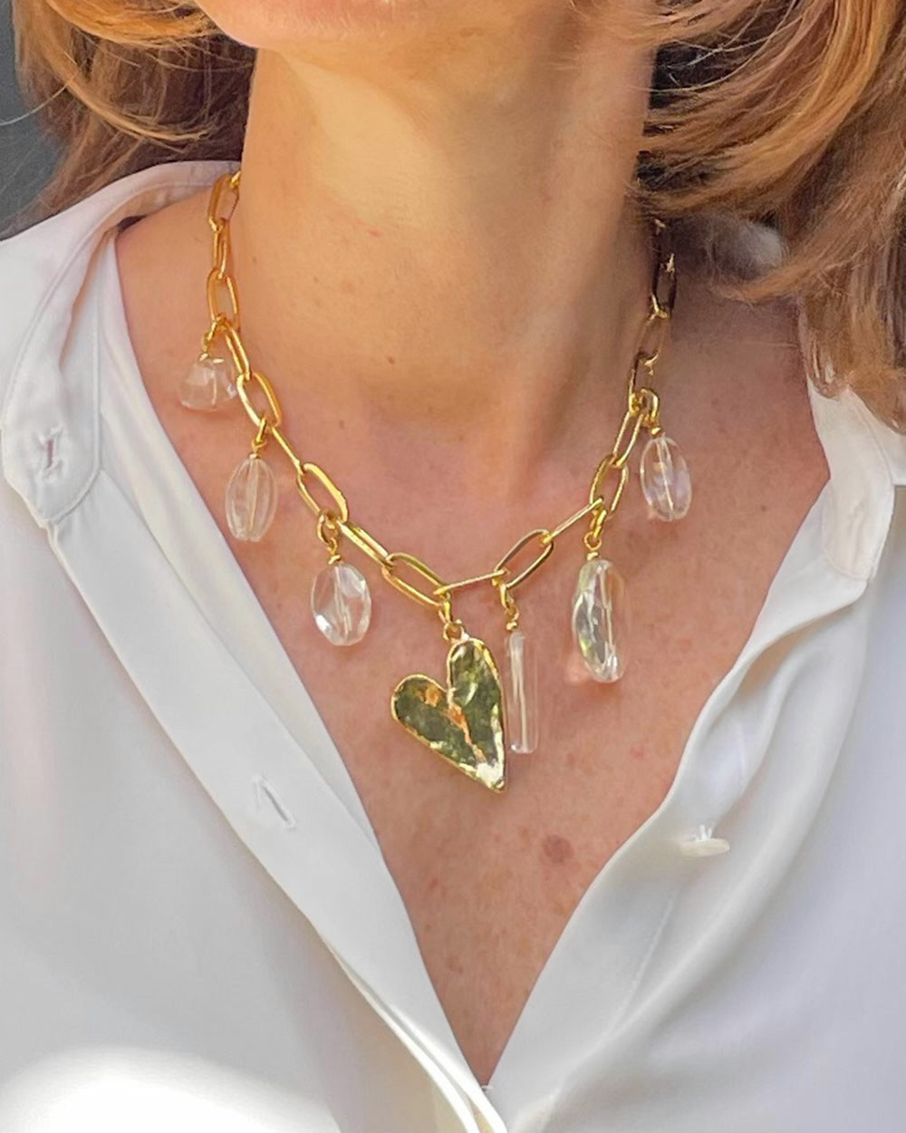 Колье с кварцем Velatti LK-455-045