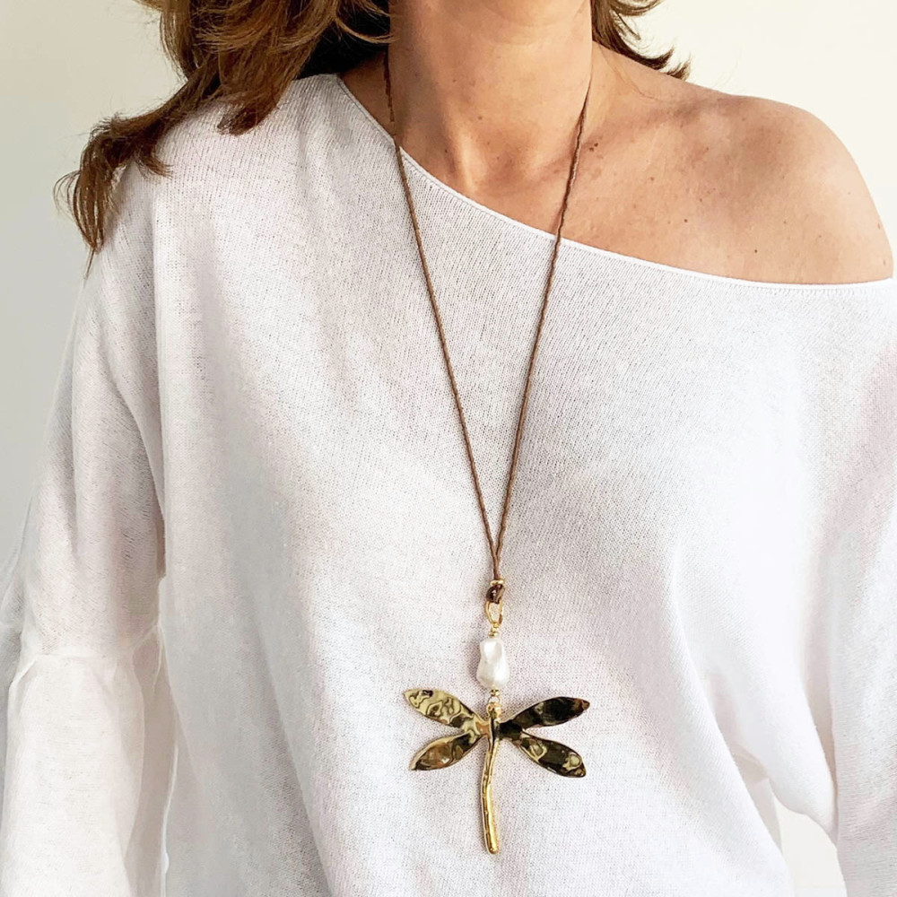 Колье Velatti H-133-100 с барочной жемчужиной