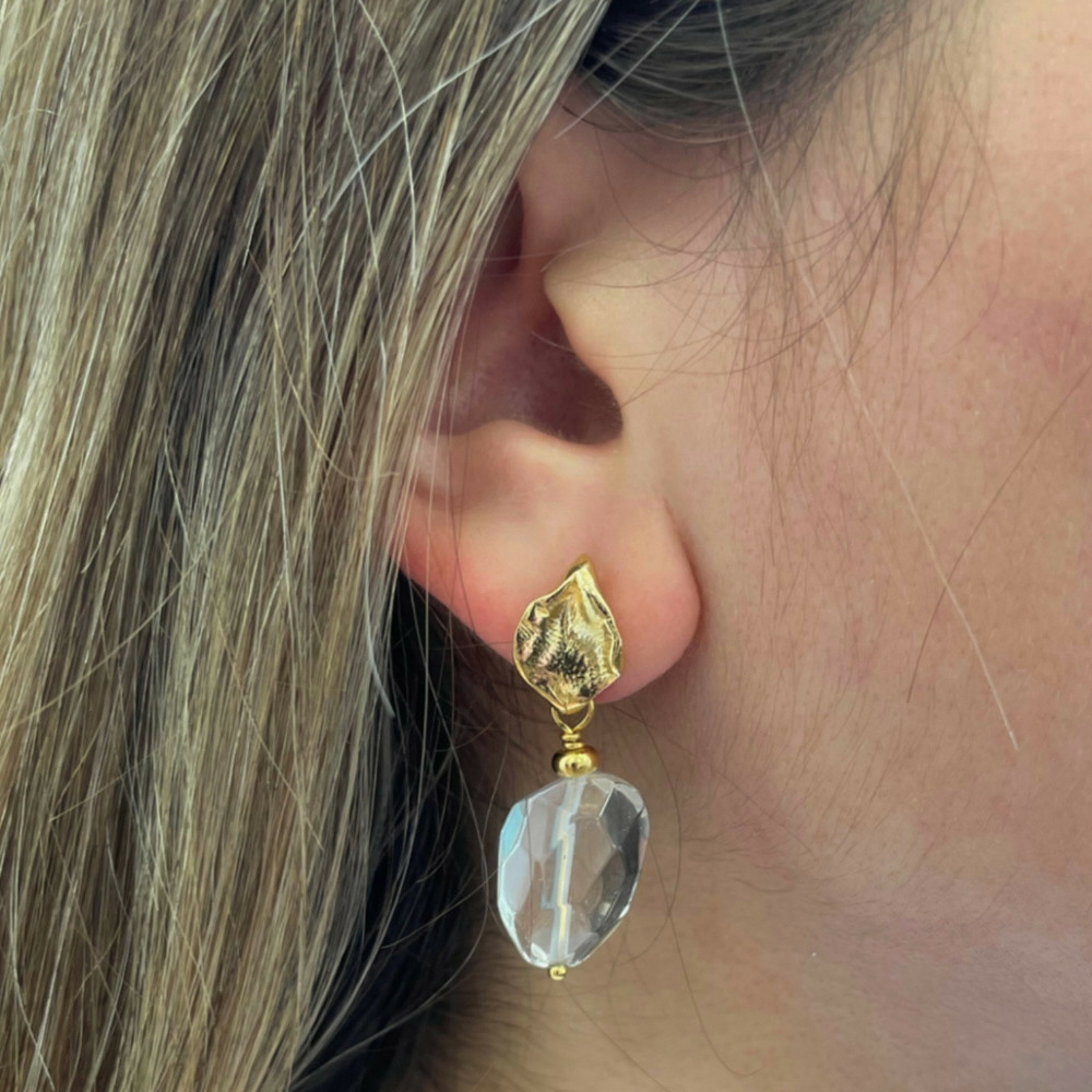 Серьги Velatti A-120-045 с кварцем