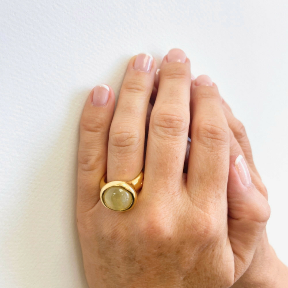 Кольцо Velatti R-111-028 с пренитом