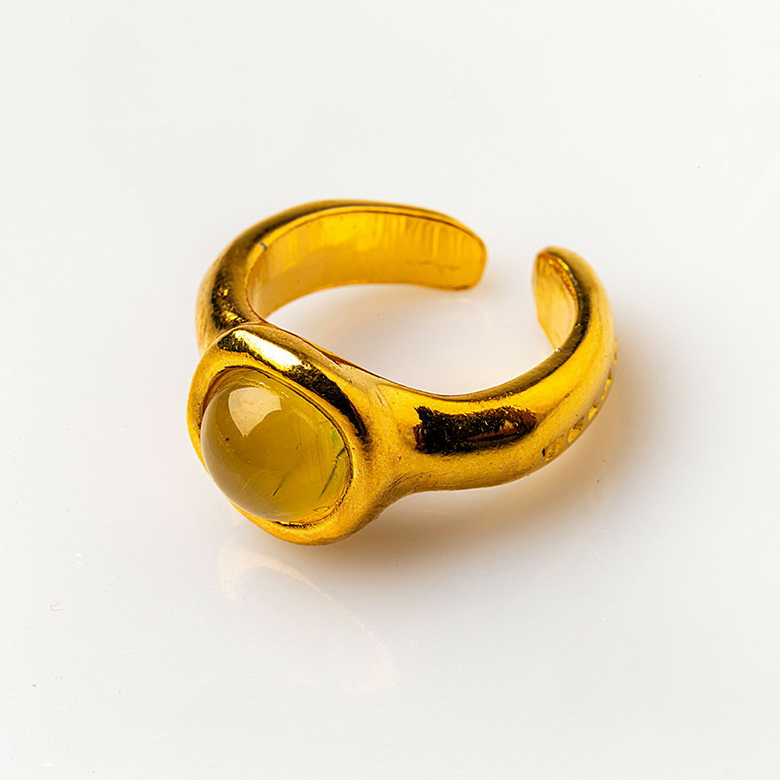 Кольцо Velatti R-130-028 с пренитом