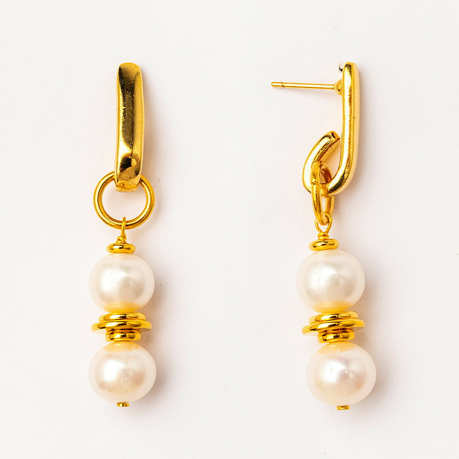 Серьги Velatti A-519-021 с жемчугом