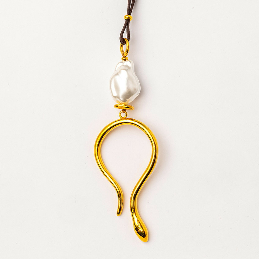 Колье Velatti H-176-283 с иск. жемчугом