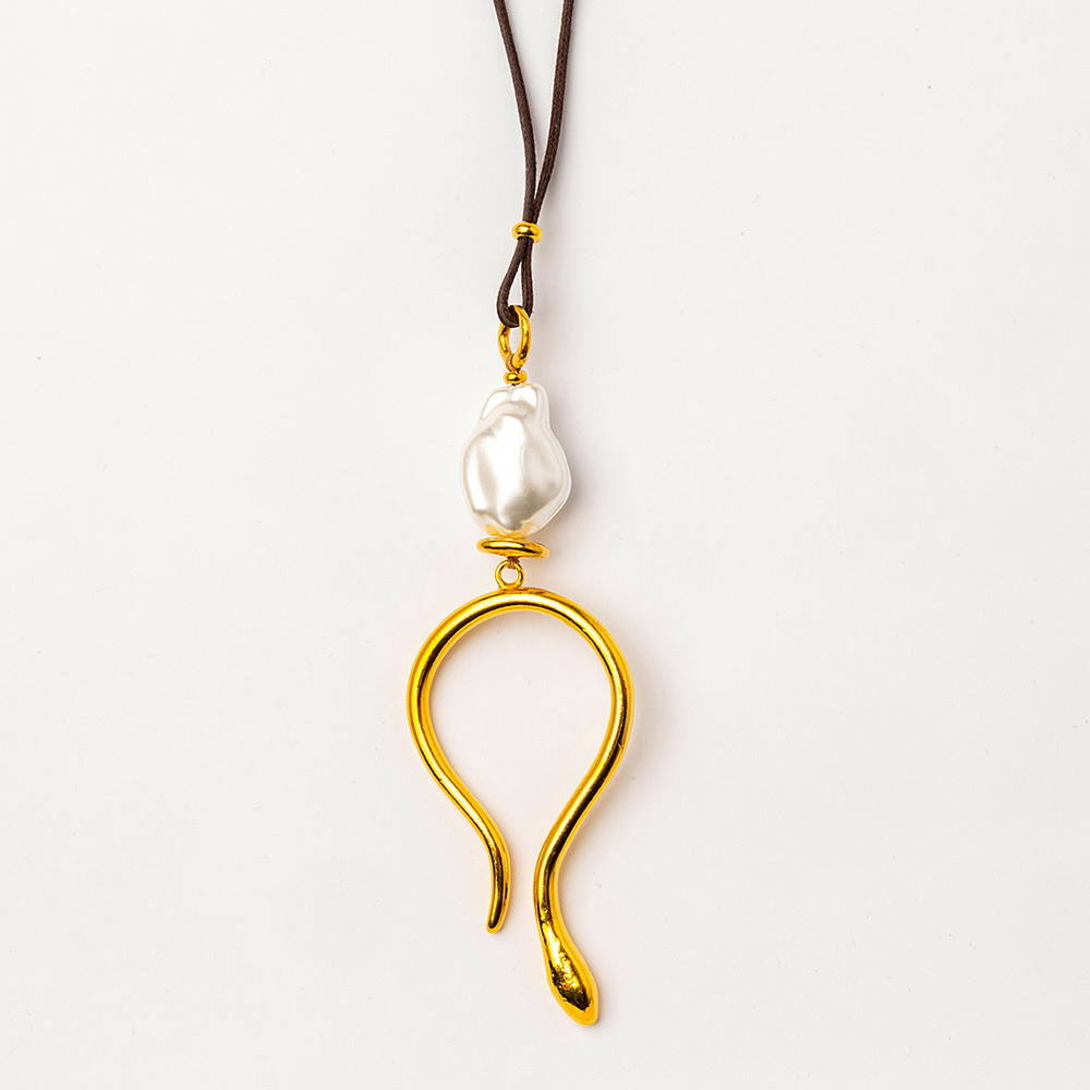 Колье Velatti H-176-283 с иск. жемчугом