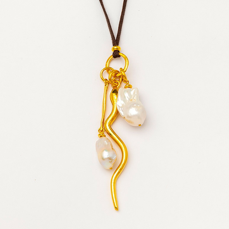 Колье Velatti H-178-100 с барочным жемчугом