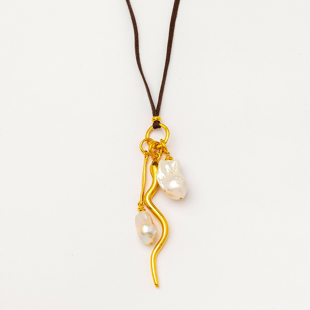 Колье Velatti H-178-100 с барочным жемчугом