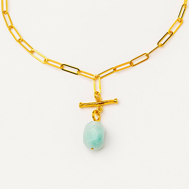 Колье Velatti LK-480-018 с амазонитом