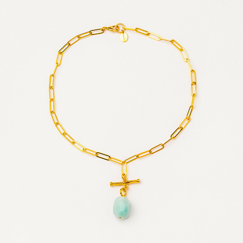 Колье Velatti LK-480-018 с амазонитом