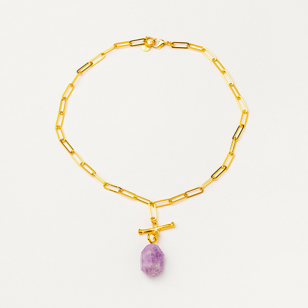 Колье Velatti LK-480-031 с аметистом