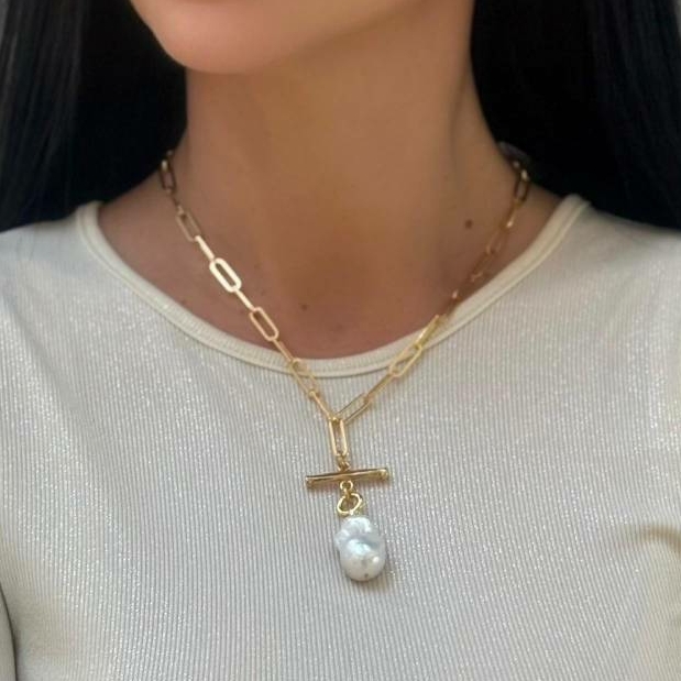 Колье Velatti LK-480-100 с барочной жемчужиной