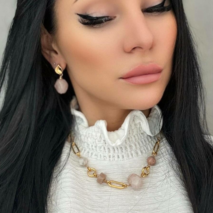 Колье Velatti LK-482-012 с лунным камнем