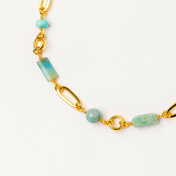 Колье Velatti LK-482-018 с амазонитом