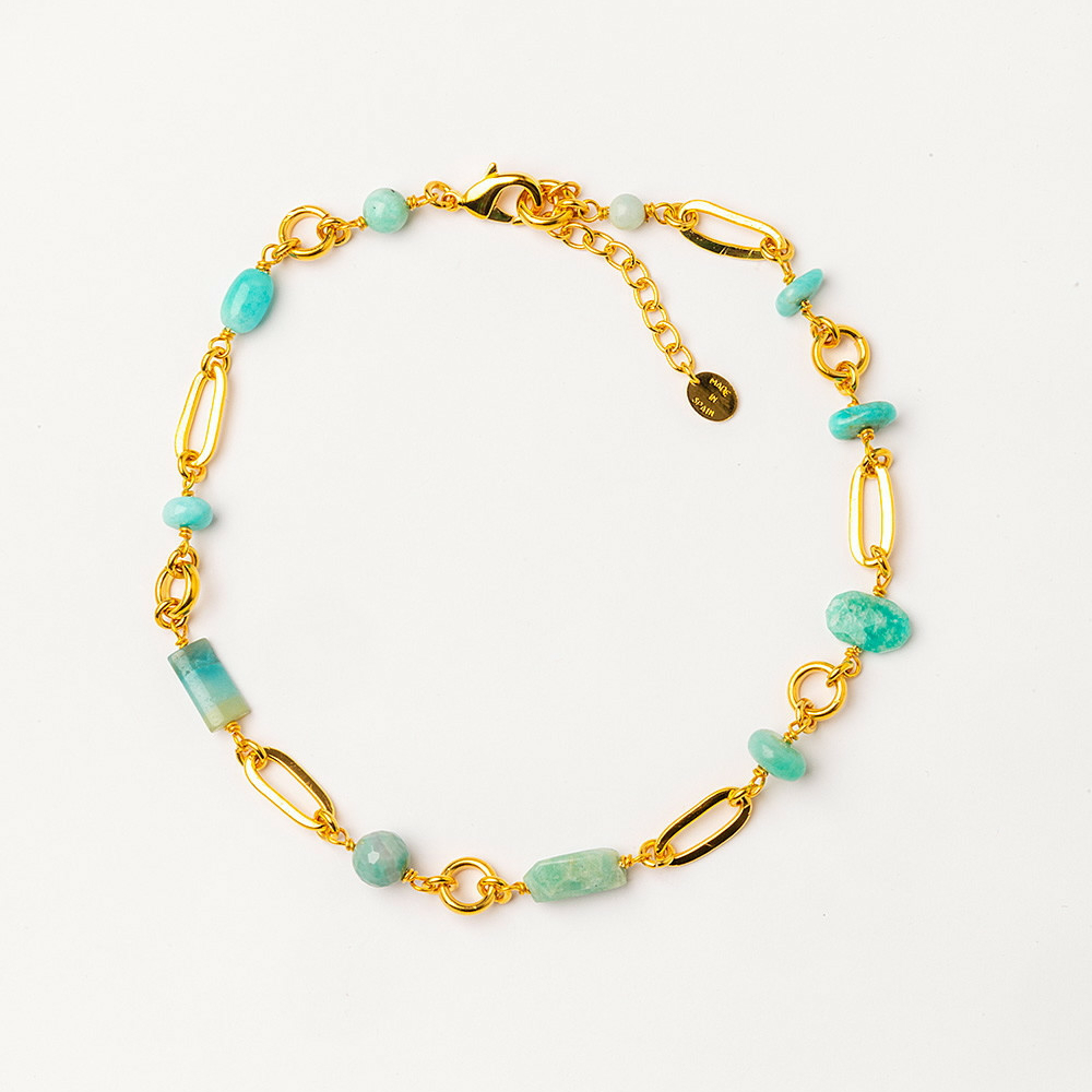 Колье Velatti LK-482-018 с амазонитом