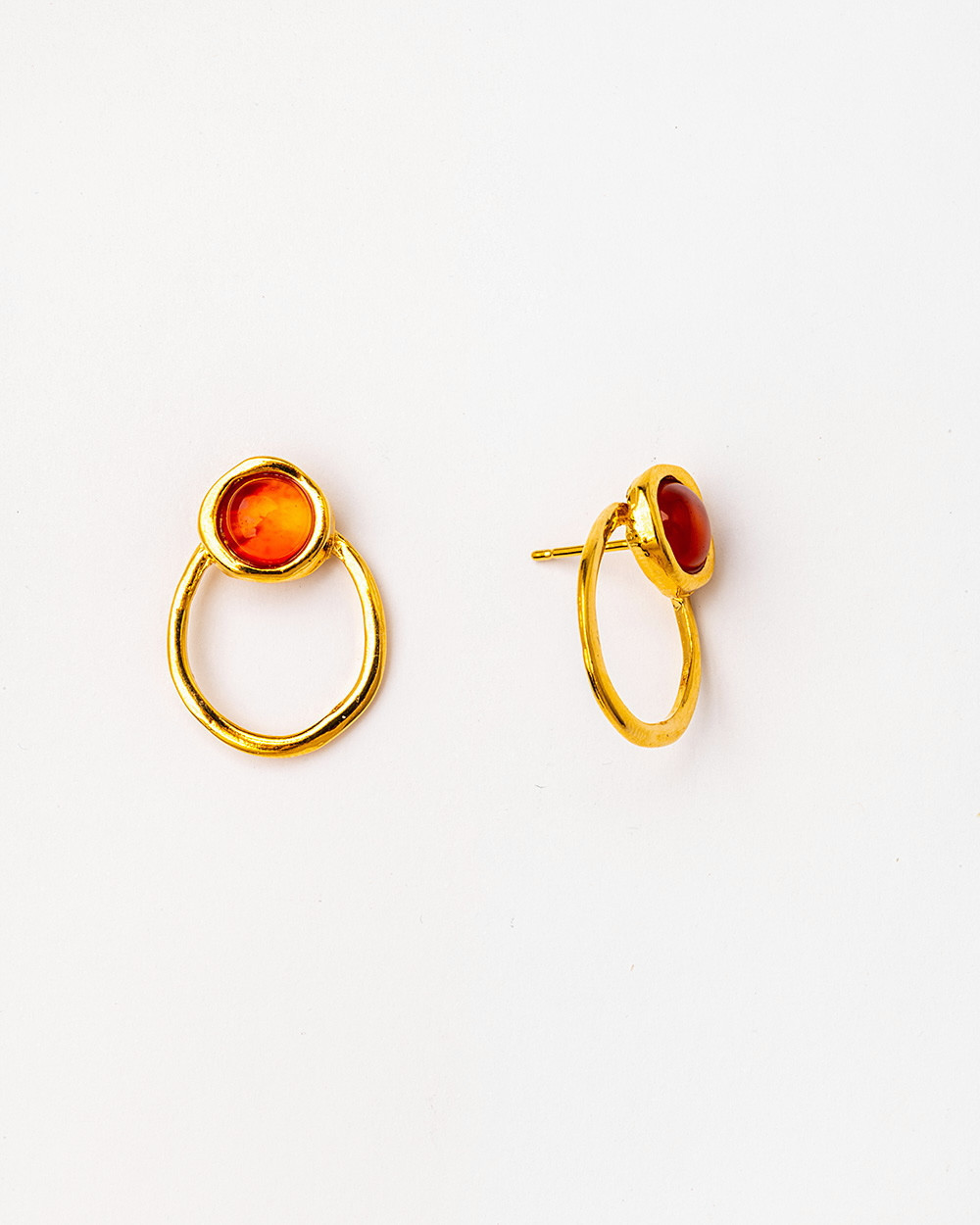 Серьги Velatti A-136-010 с сердоликом