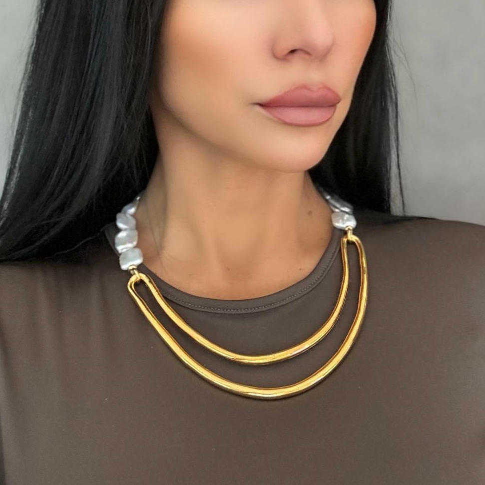 Колье Velatti N-352-021 с жемчугом