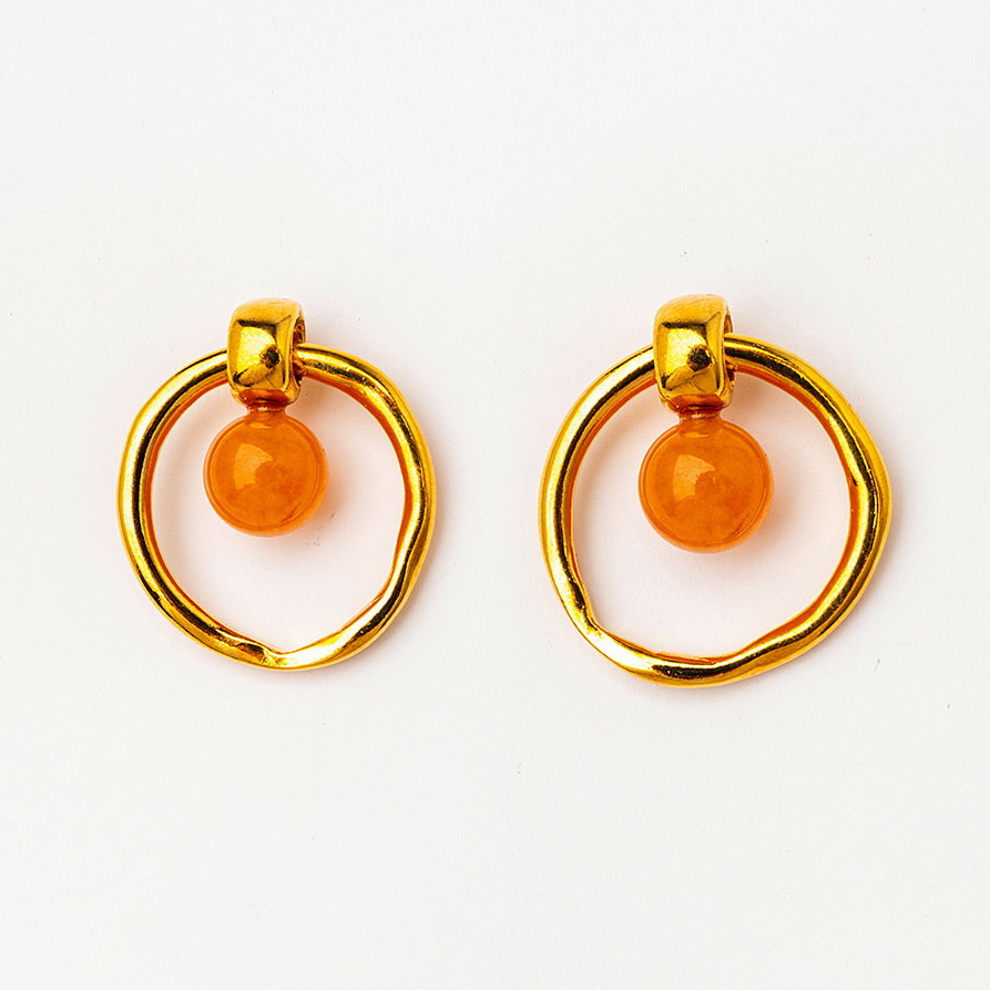 Серьги Velatti A-165-046 с кальцитом