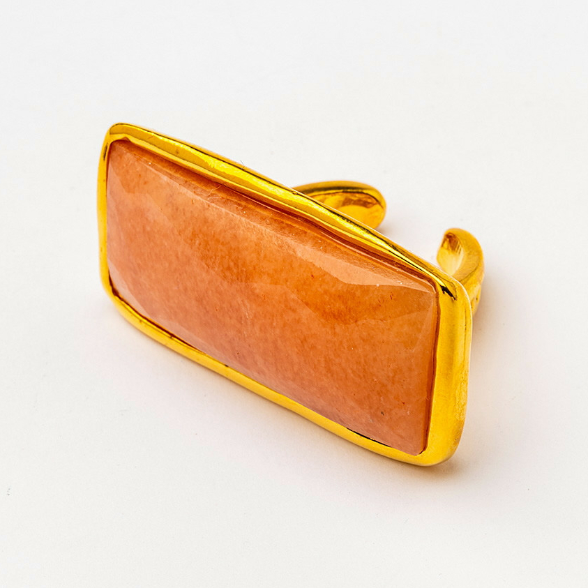 Кольцо Velatti R-250-280 с кальцитом