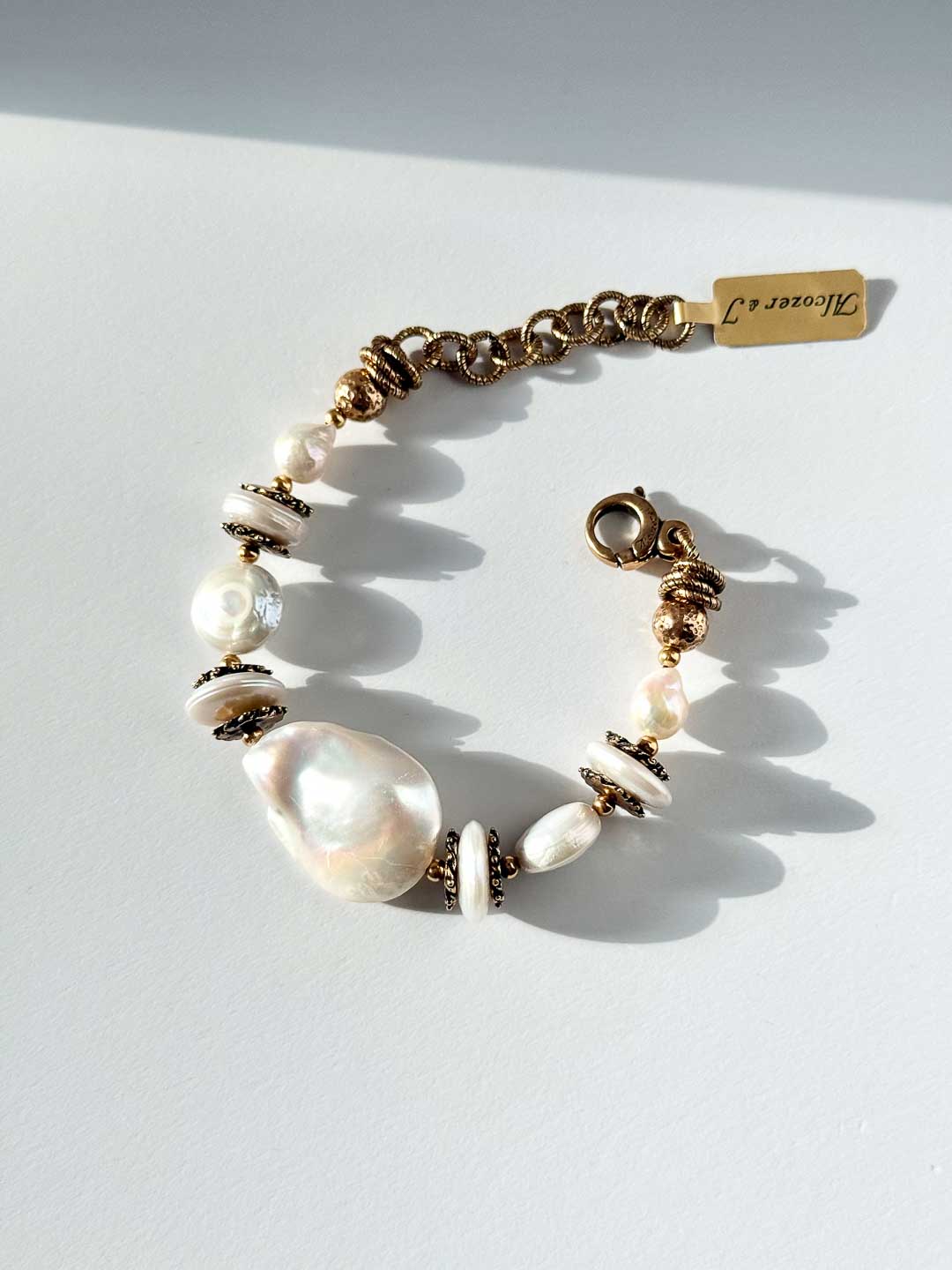 Браслет Alcozer & J   с жемчугом