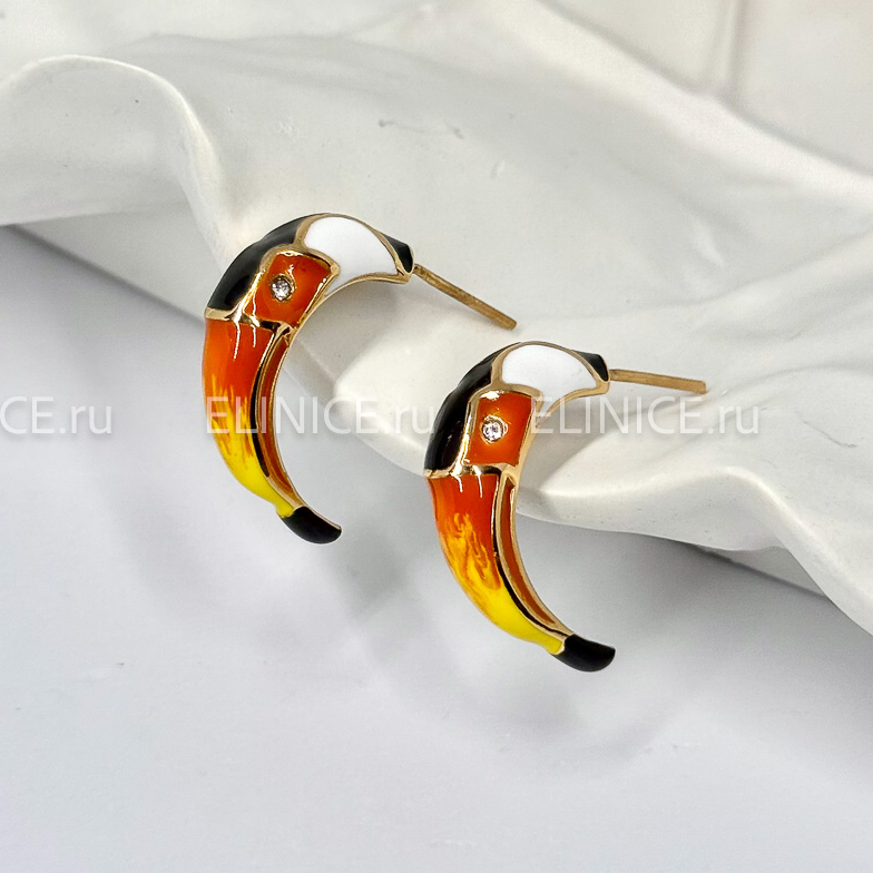 Серьги POLINA FIRENZE OR4063 Тукан