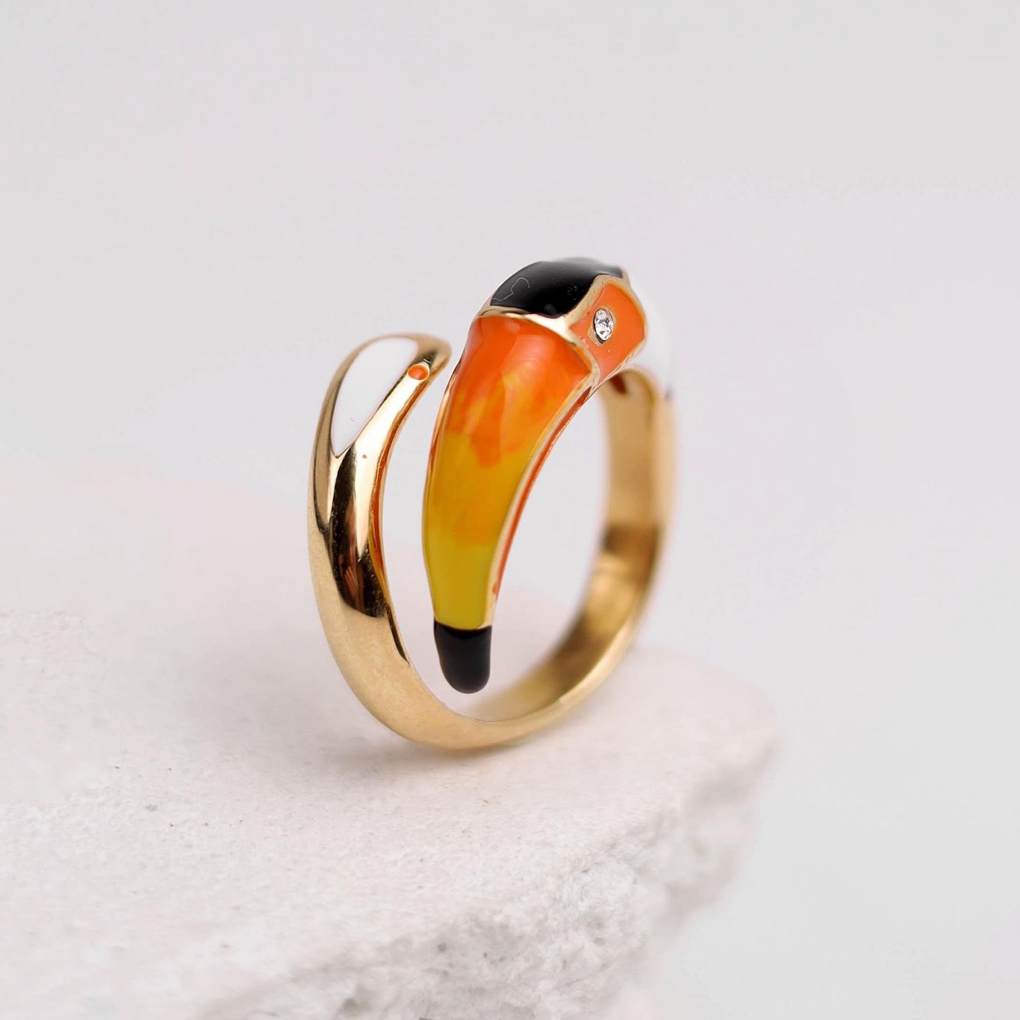 Кольцо POLINA FIRENZE AN2438 Тукан