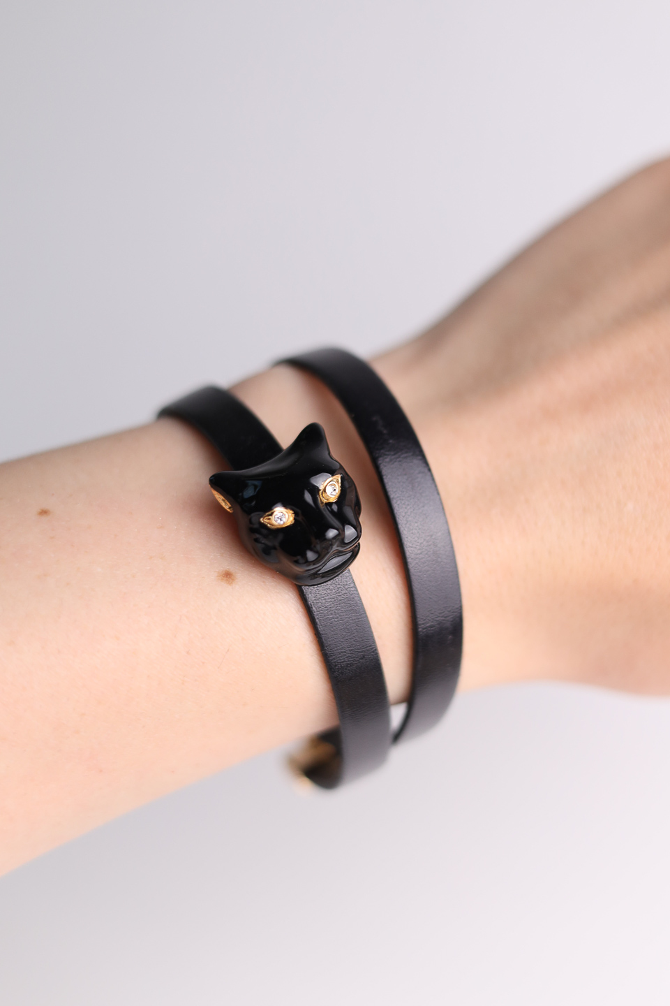 Браслет-чокер POLINA FIRENZE CL2978 Пантера черная