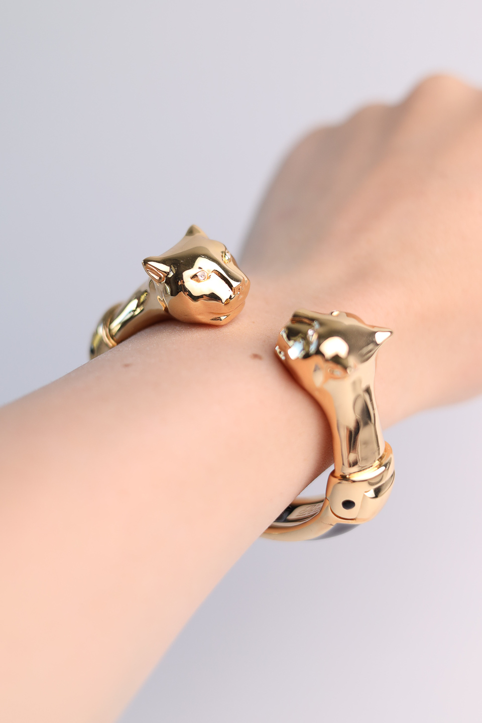 Браслет POLINA FIRENZE BR2729 Пантеры золотые крупные