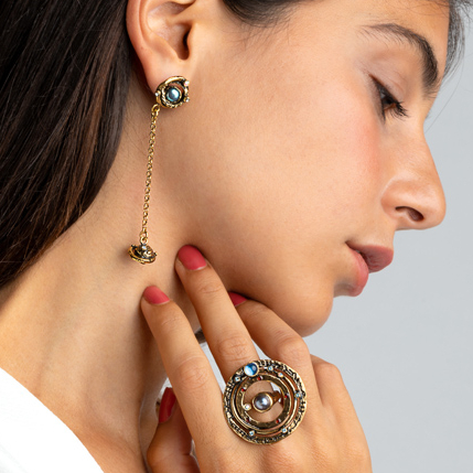 Серьги с жемчугом и Swarovski ALCOZER & J OP5484C