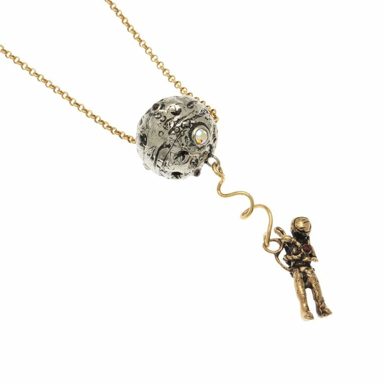 Колье ALCOZER & J  с гранатами и Swarovski