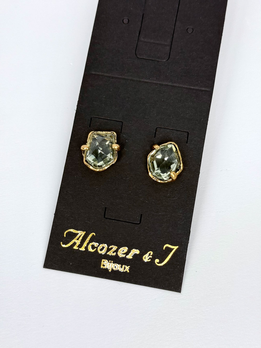 Серьги Alcozer & J с празиолитом