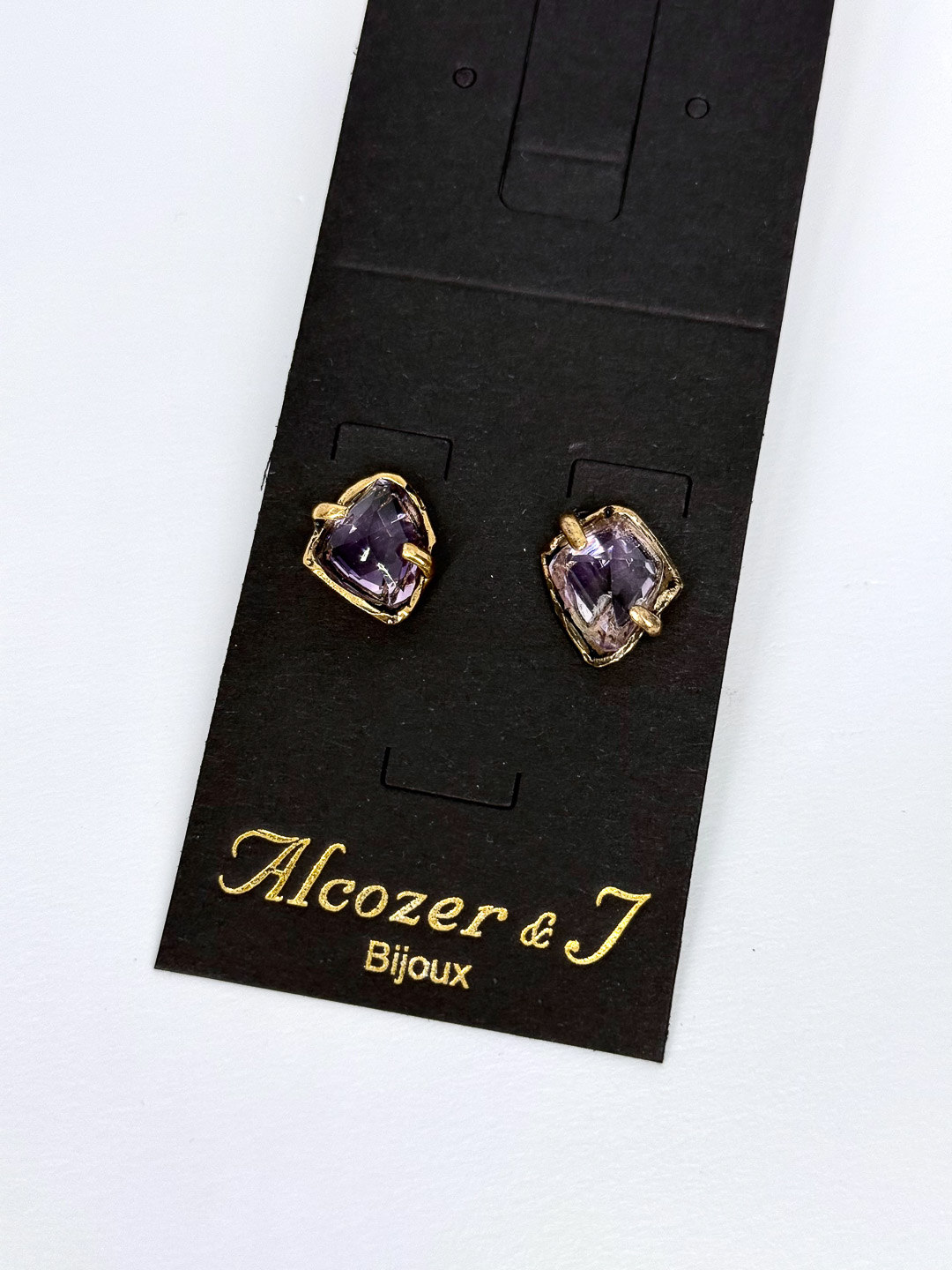 Серьги Alcozer & J с аметистом