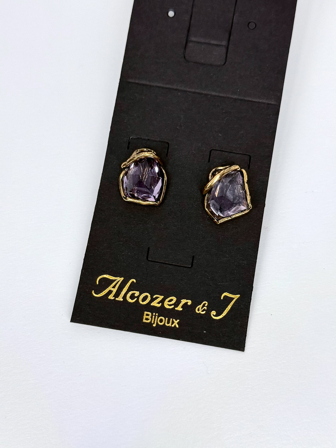 Серьги Alcozer & J с аметистом