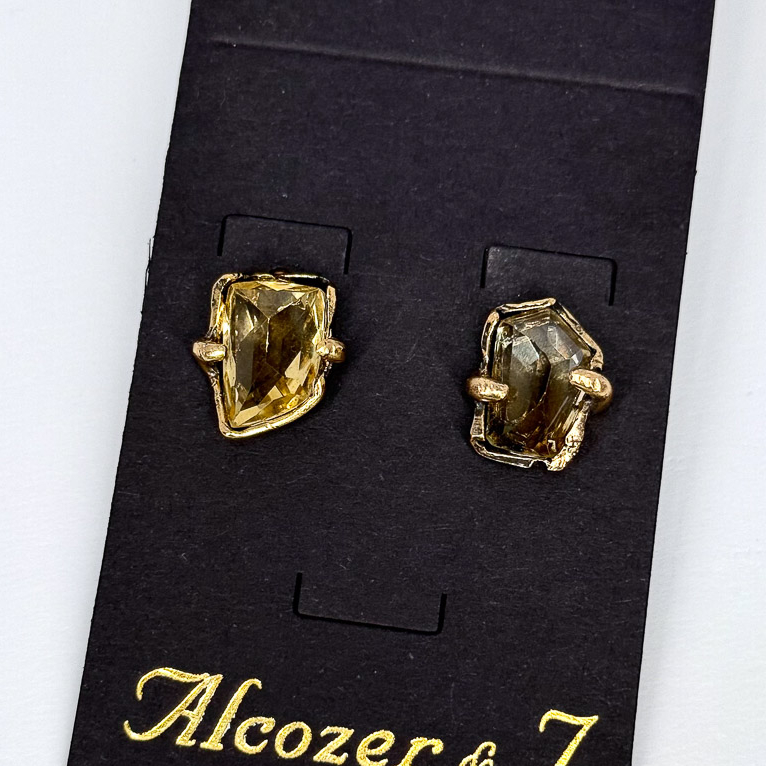 Серьги Alcozer & J  с цитрином