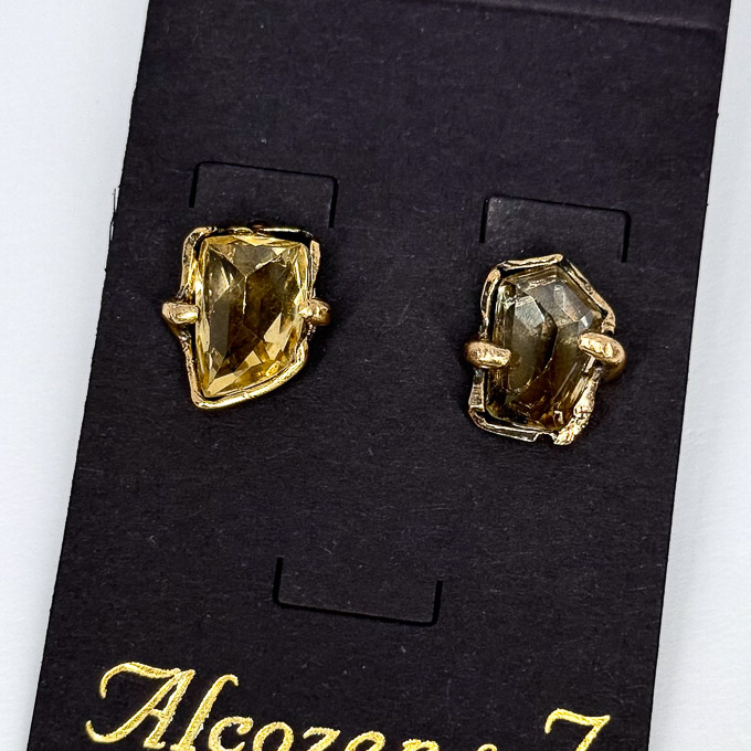 Серьги Alcozer & J  с цитрином