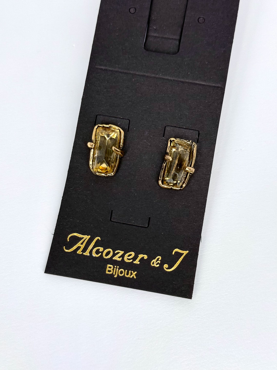 Серьги Alcozer & J с цитрином