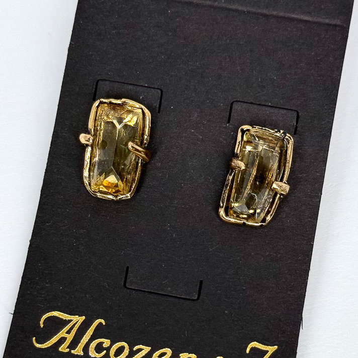 Серьги Alcozer & J с цитрином